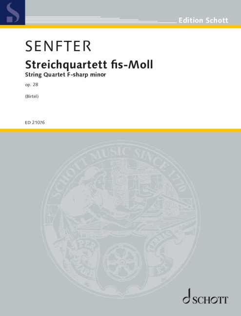 Front Cover Image Streichquartett op. 28 