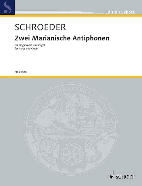 Front Cover Image Zwei Marianische Antiphonen 