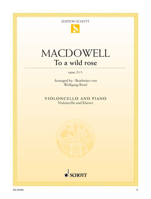 Front Cover Image To a wild rose op. 51/1 