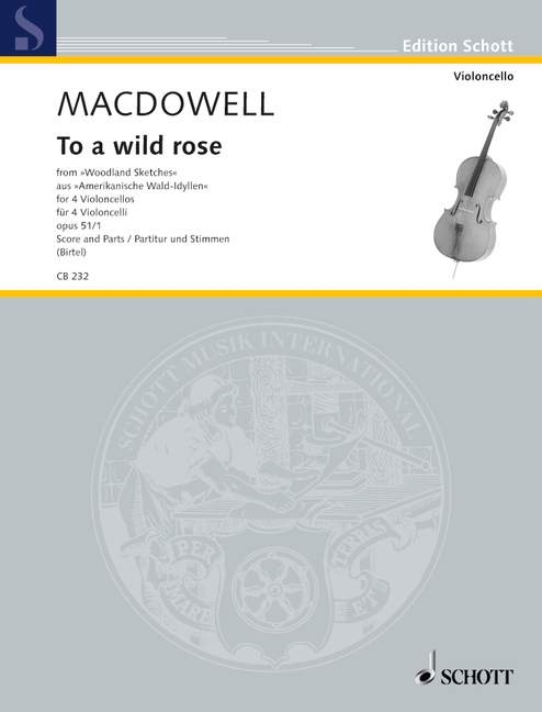 Front Cover Image To a wild rose op. 51/1 