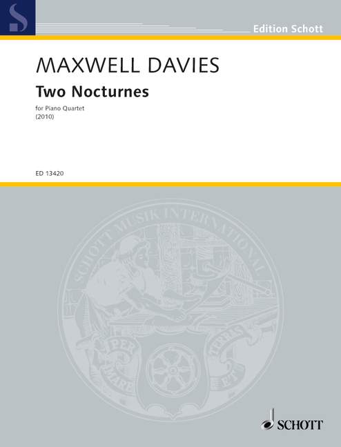 Front Cover Image Two Nocturnes op. 307 