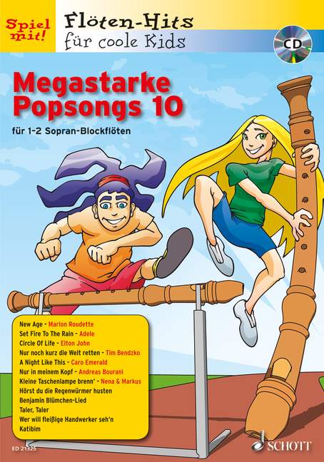 Front Cover Image Megastarke Popsongs Band 10