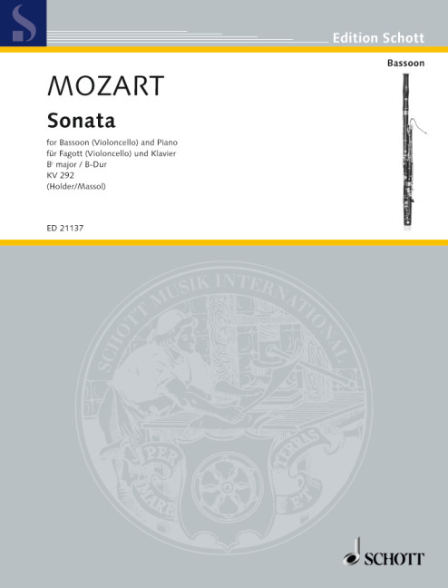 Front Cover Image Sonata KV 292 