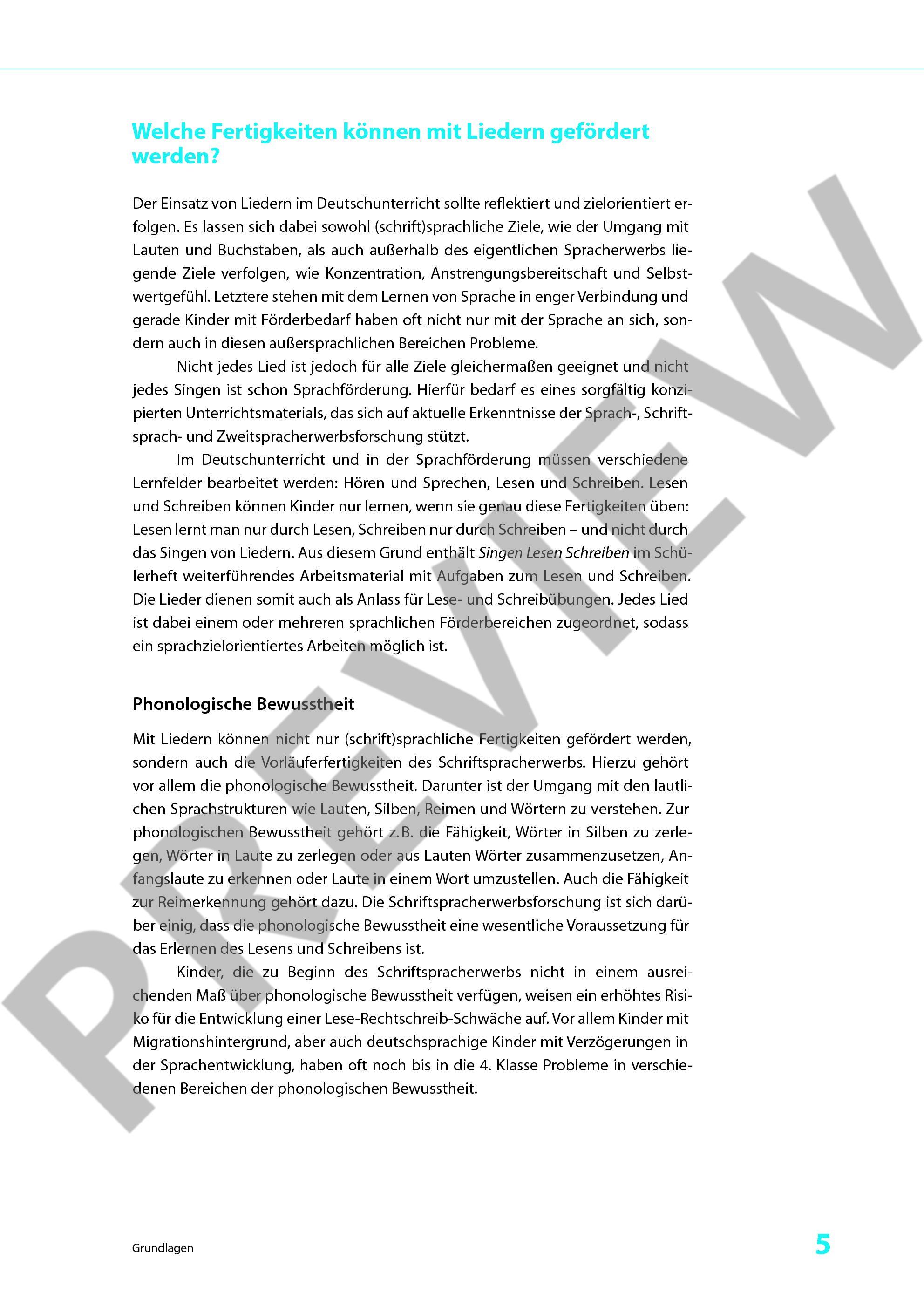 Other Cover Image Singen Lesen Schreiben 