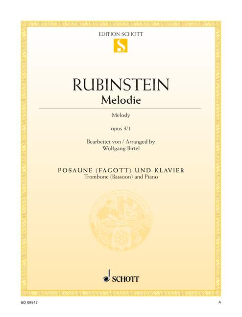 Front Cover Image Melodie op. 3/1 