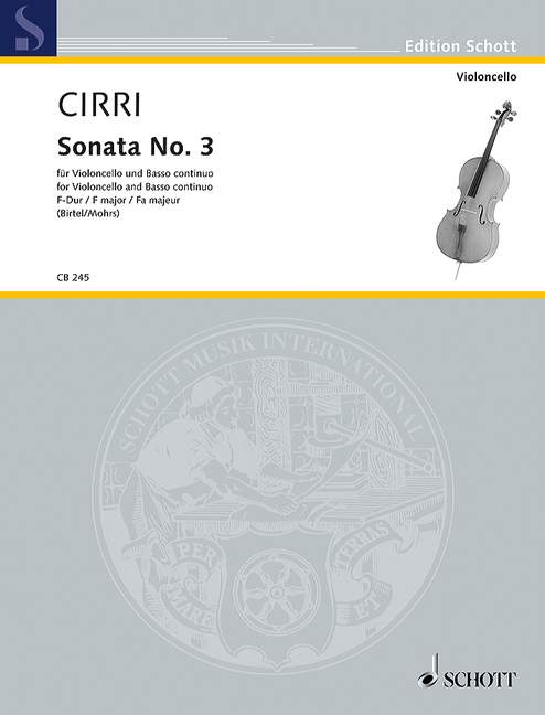 Front Cover Image Sonata No. 3 F-Dur 