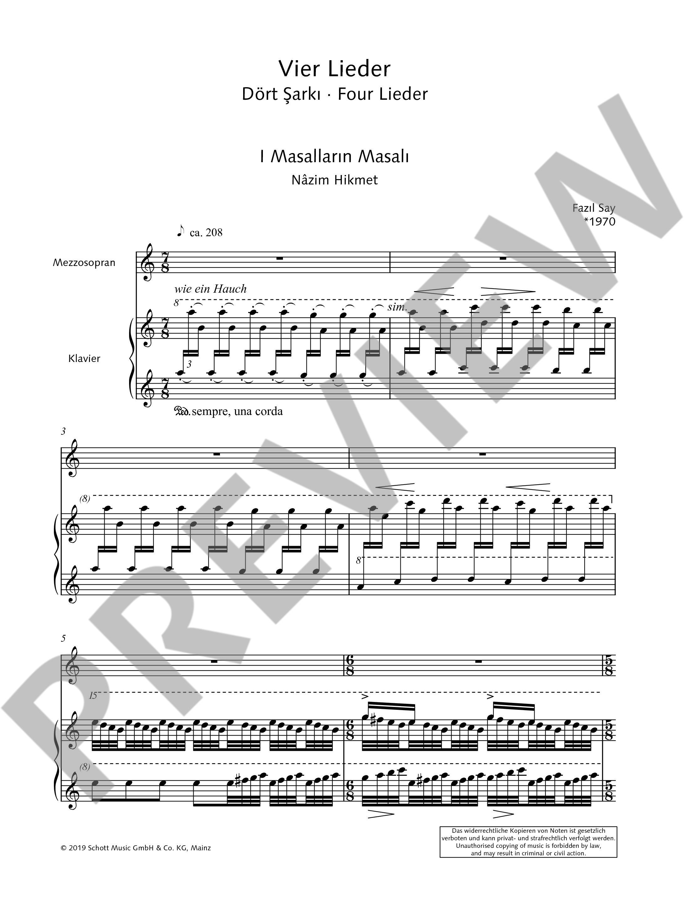 Other Cover Image Vier Lieder op. 37 