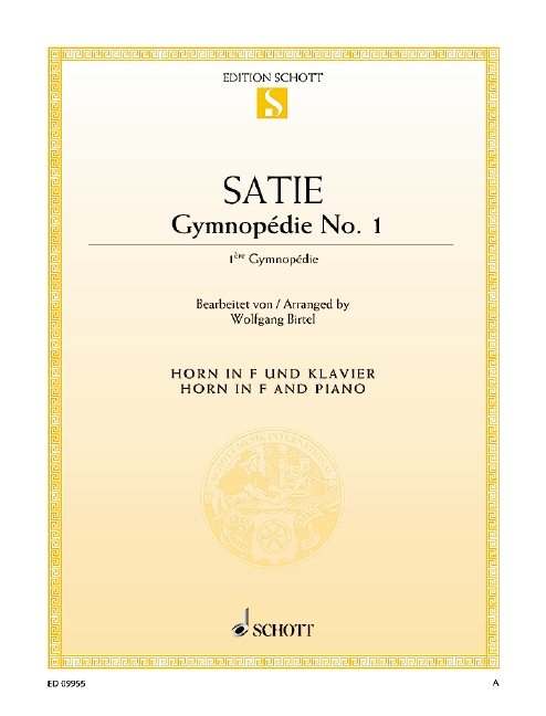 Front Cover Image Gymnopédie No. 1 