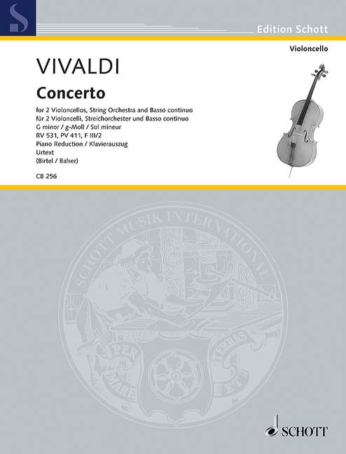 Front Cover Image Concerto g-Moll RV 531, PV 411, F III/2 