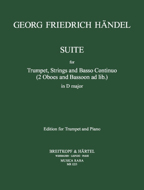 Other Cover Image Suite in D für Trompete, Streicher und Basso continuo D-Dur