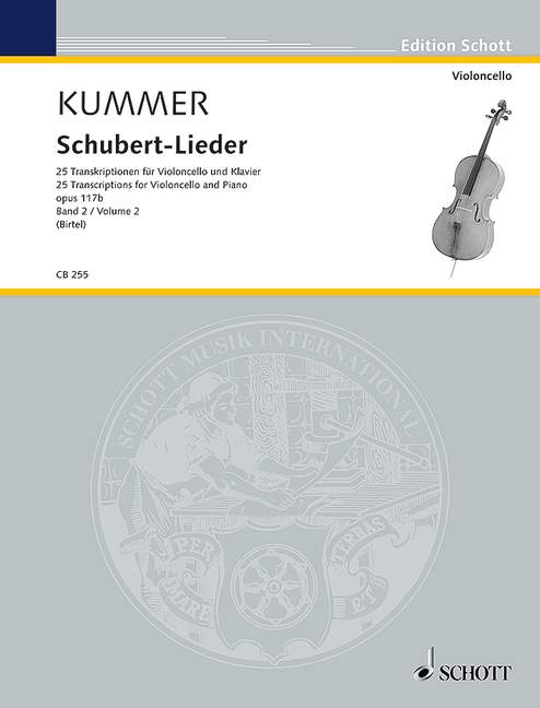Front Cover Image Schubert-Lieder op. 117b 