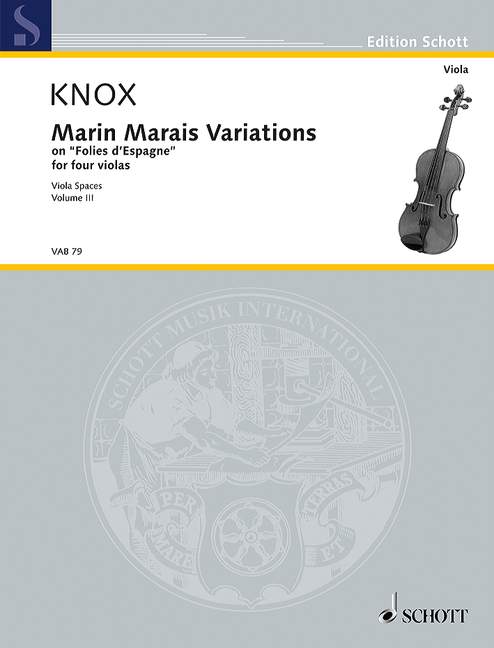 Front Cover Image Marin Marais Variations 