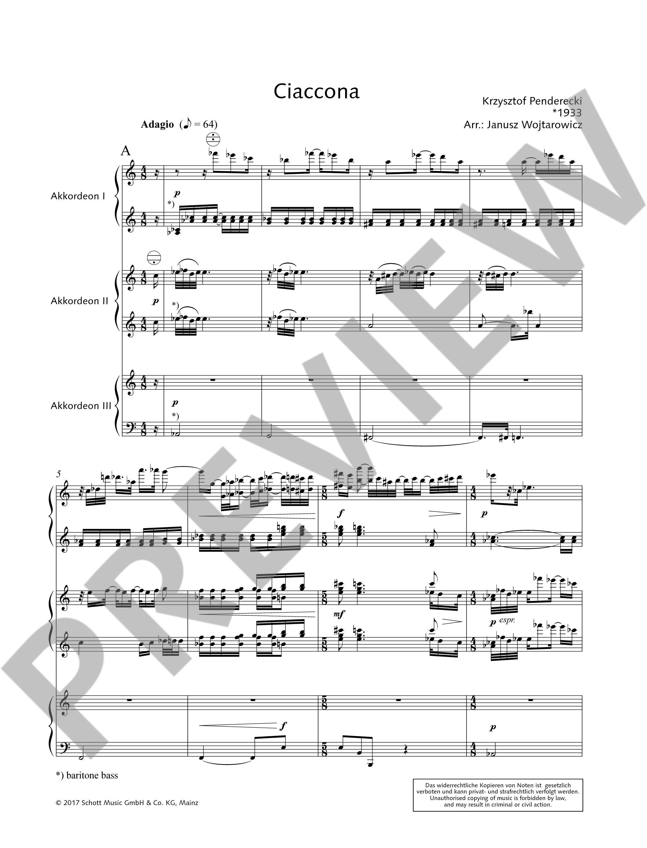 Other Cover Image Ciaccona 