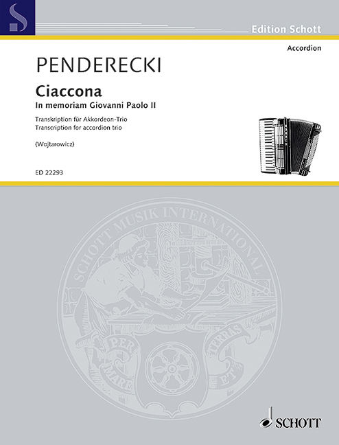 Front Cover Image Ciaccona 