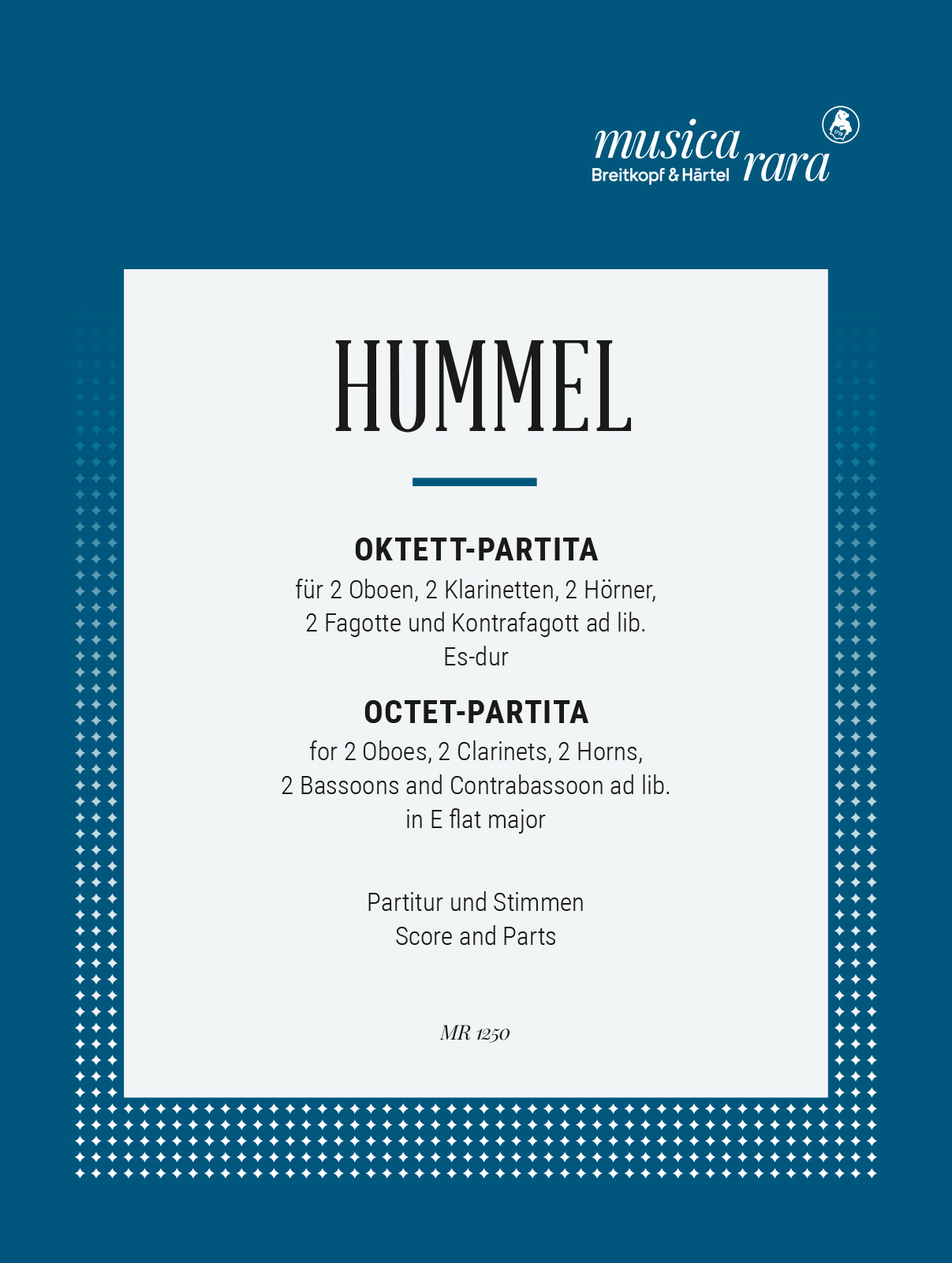 Front Cover Image Oktett-Partita Es-dur