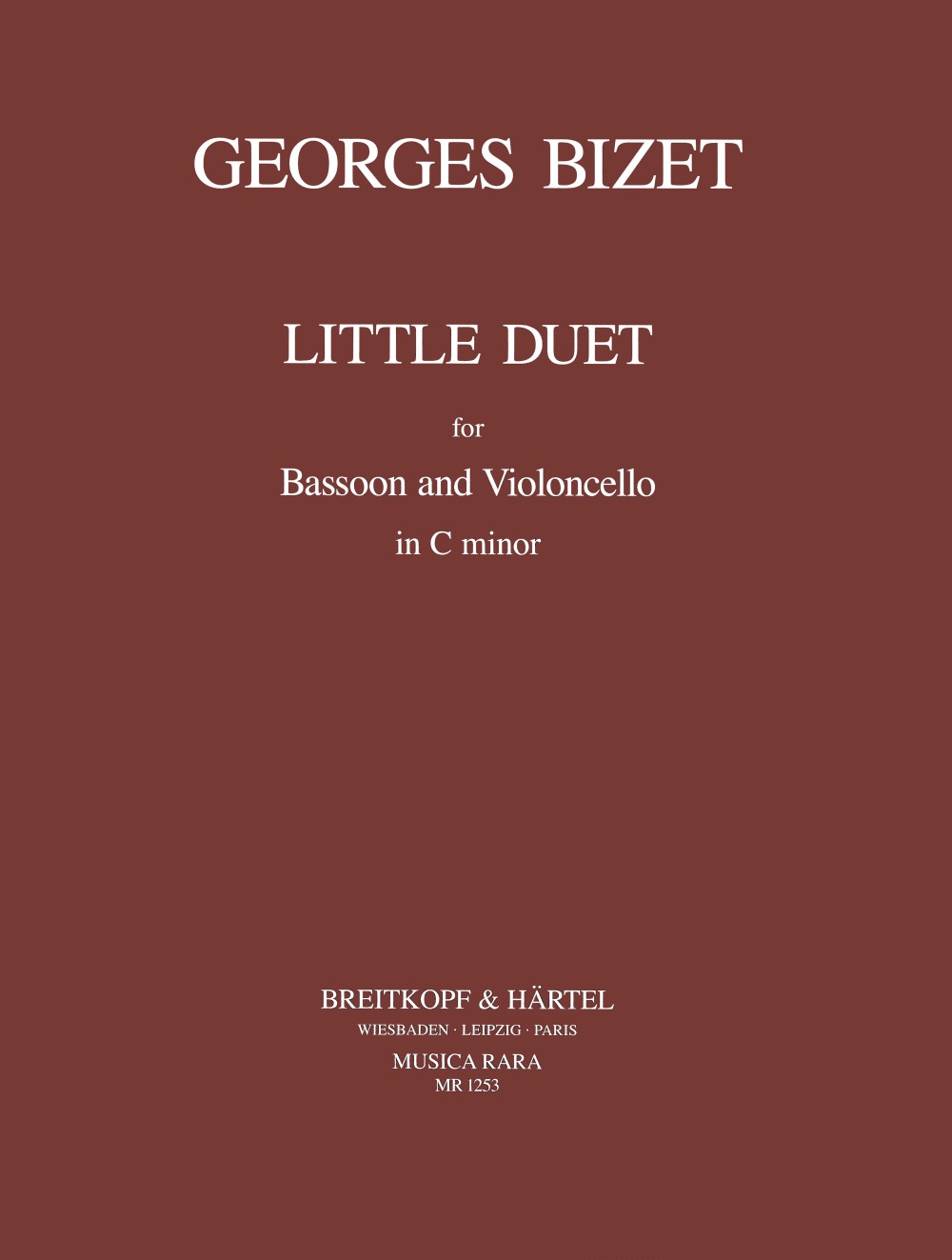 Front Cover Image Kleines Duett in C (1874)