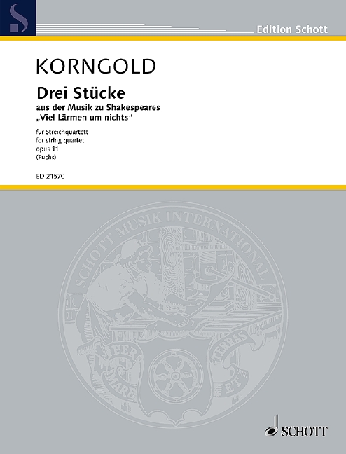 Front Cover Image Drei Stücke op. 11 