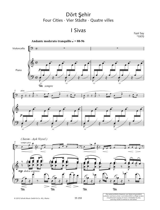 Other Cover Image Dört ?ehir op. 41 