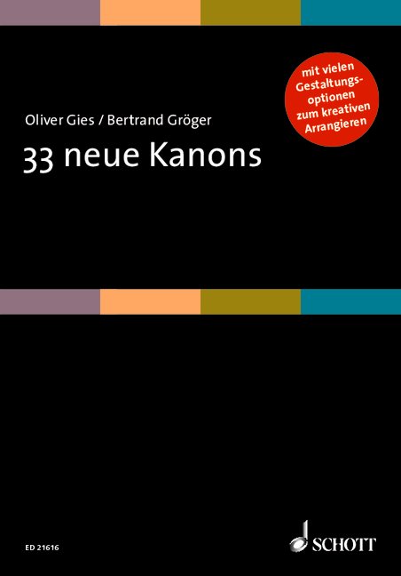 Front Cover Image 33 neue Kanons 