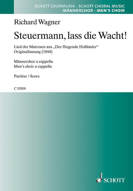 Front Cover Image Steuermann, lass die Wacht! WWV 63 