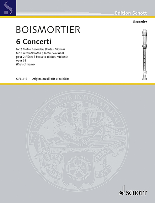 Front Cover Image 6 Concerti op. 38 