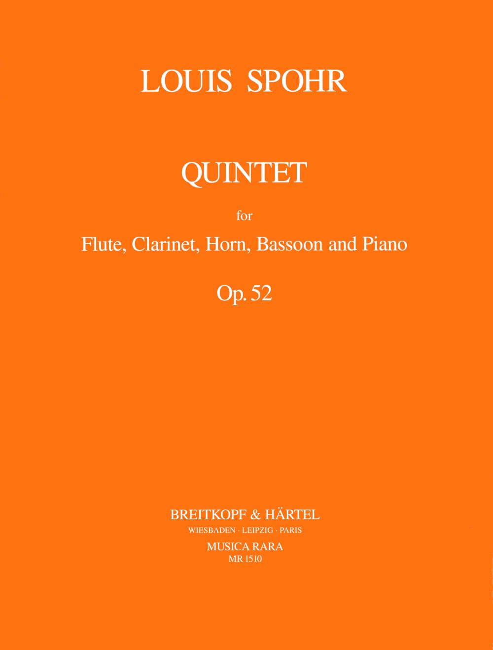 Front Cover Image Quintett op. 52