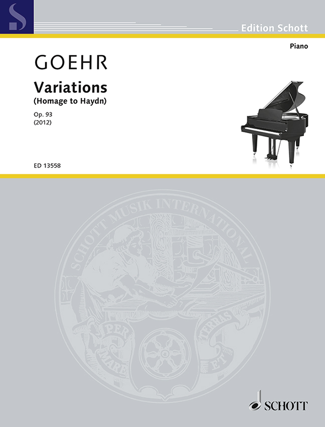 Front Cover Image Variations op. 93 
