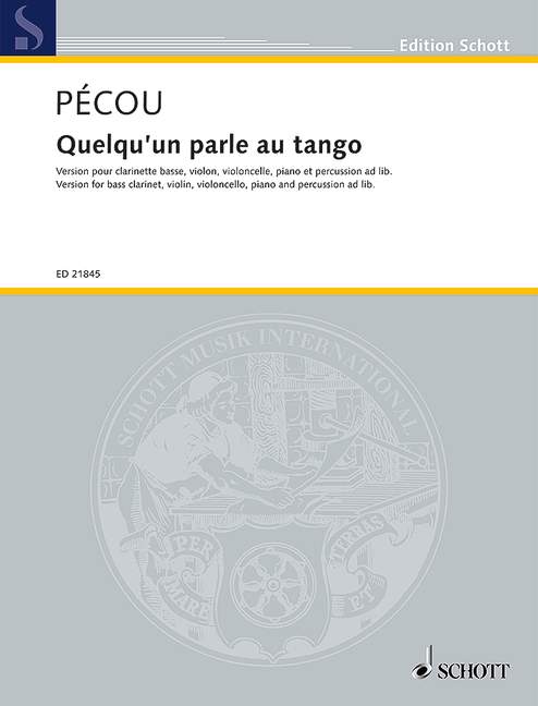 Front Cover Image Quelqu'un parle au tango 