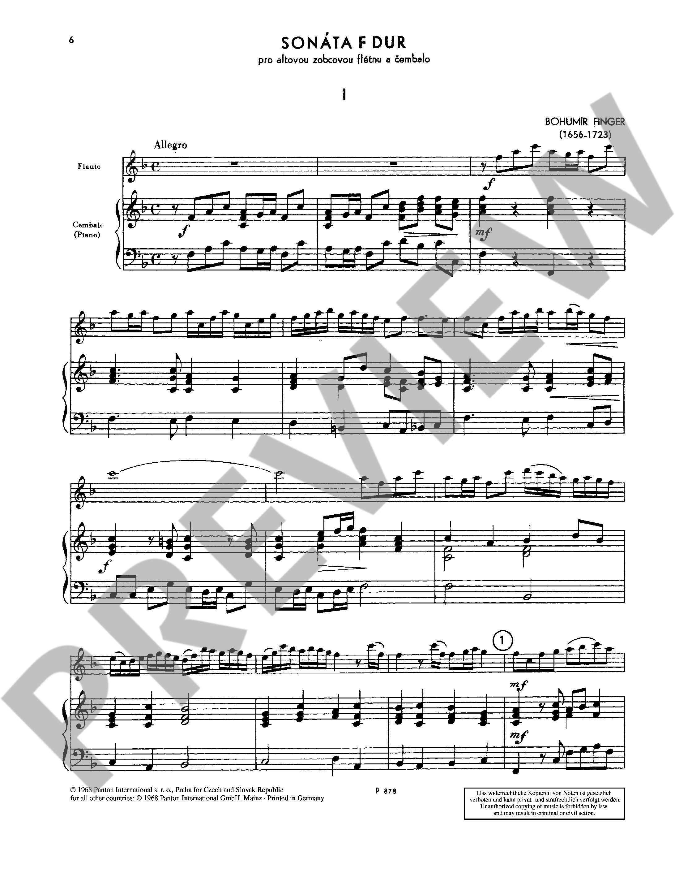 Other Cover Image Sonata F-Dur 