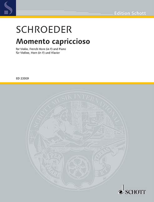 Front Cover Image Momento capriccioso 