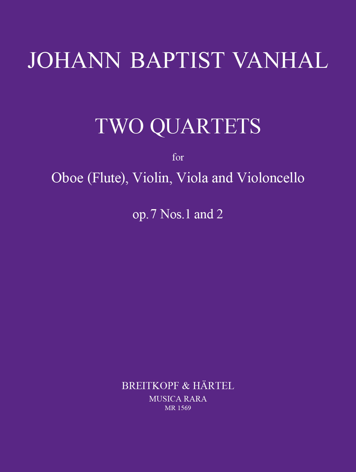 Front Cover Image 6 Quartette op. 7