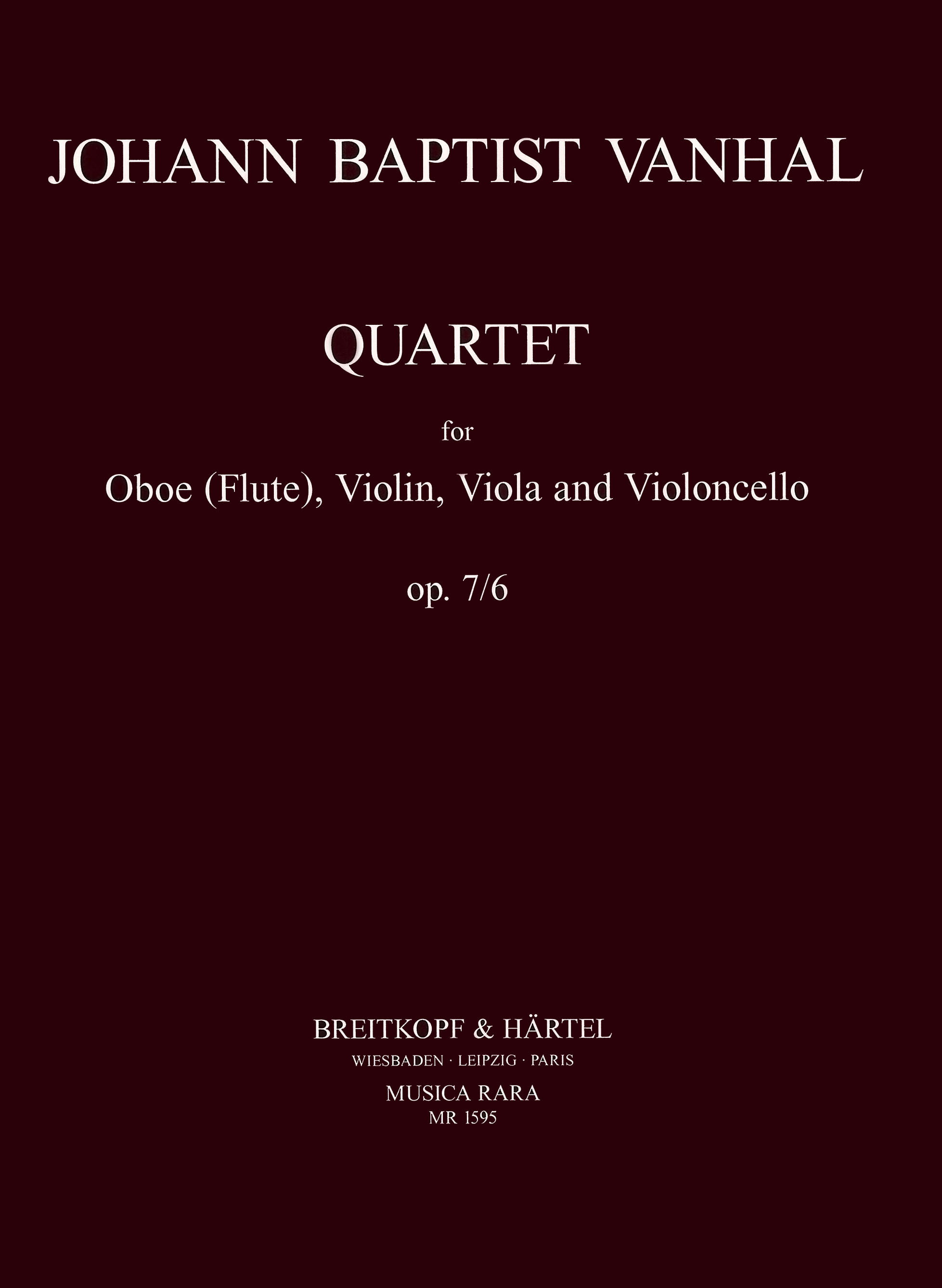 Front Cover Image 6 Quartette op. 7