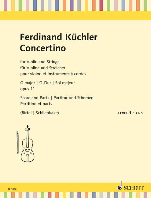 Front Cover Image Concertino G-Dur op. 11 