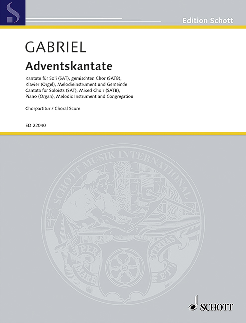Front Cover Image Adventskantate 