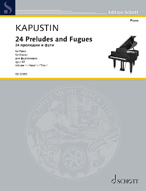 Front Cover Image 24 Preludes and Fugues op. 82 