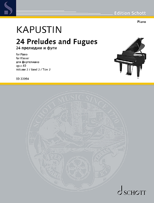 Front Cover Image 24 Preludes and Fugues op. 82 