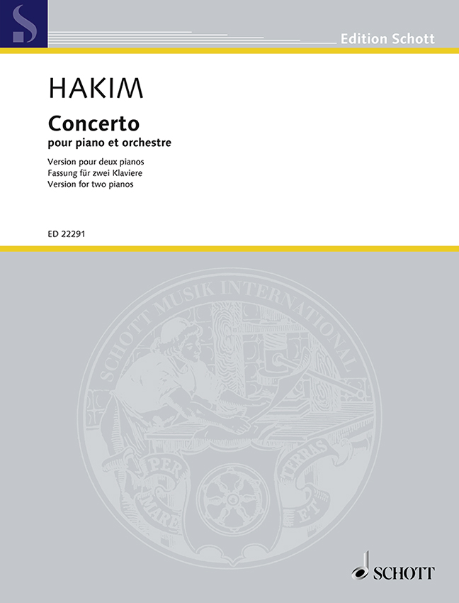 Front Cover Image Concerto pour piano et orchestre 