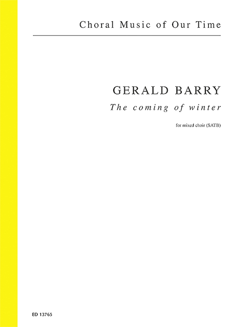Front Cover Image The coming of winter 