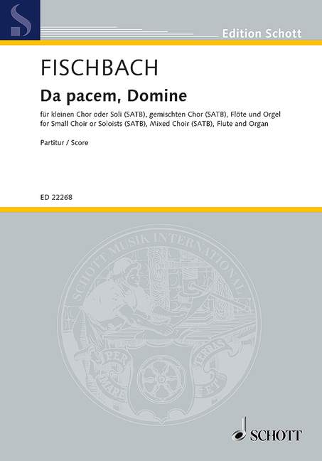 Front Cover Image Da pacem, Domine 