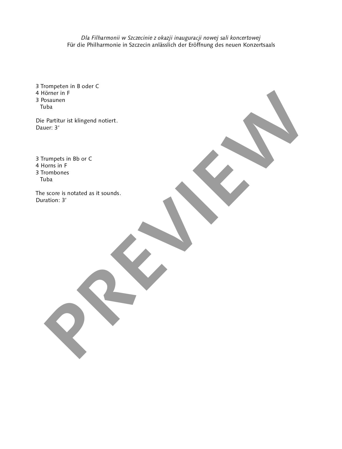 Other Cover Image Stettiner Fanfare 