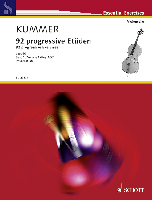 Front Cover Image 92 progressive Etüden op. 60 Band 1