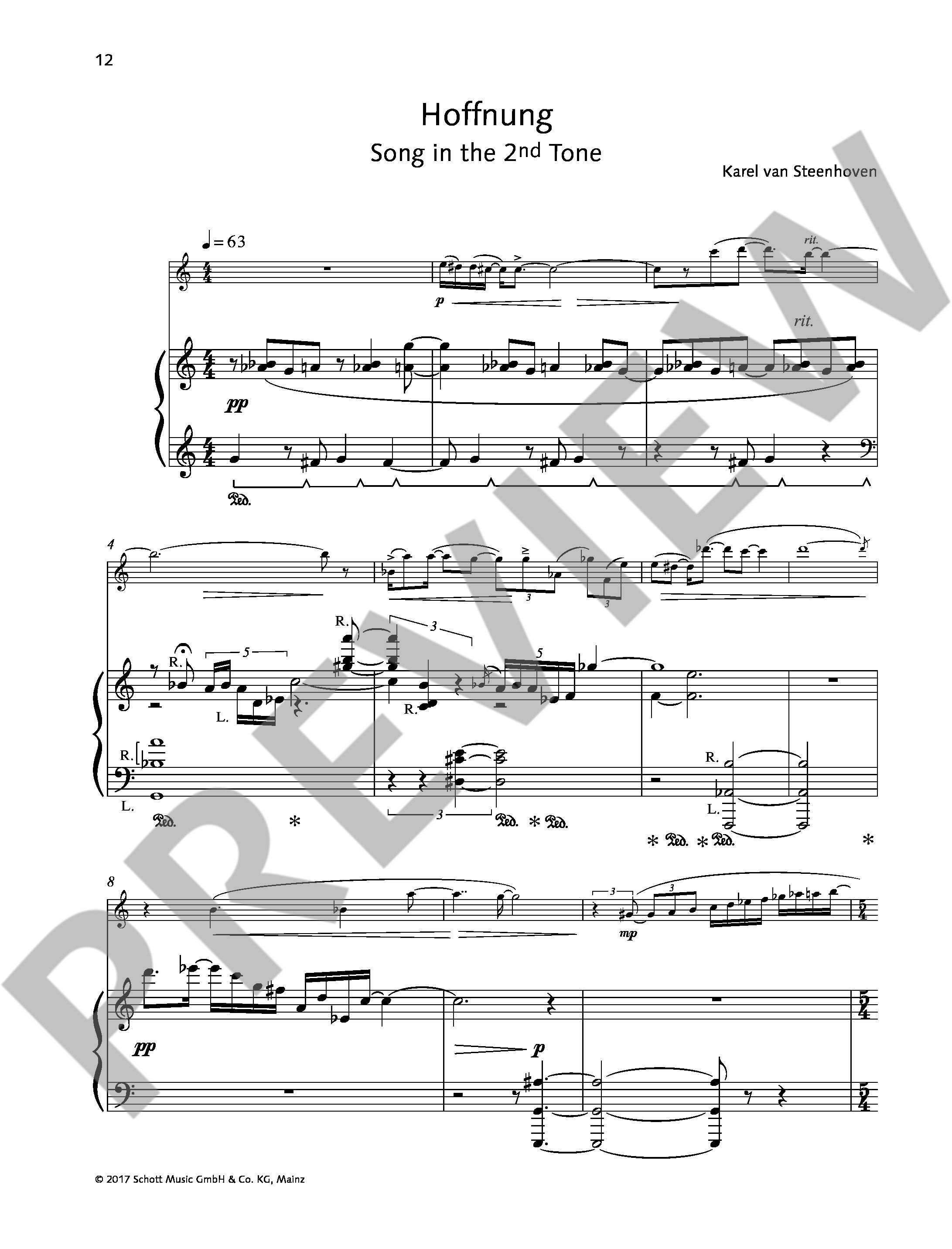 Other Cover Image 12 Lieder ohne Worte 