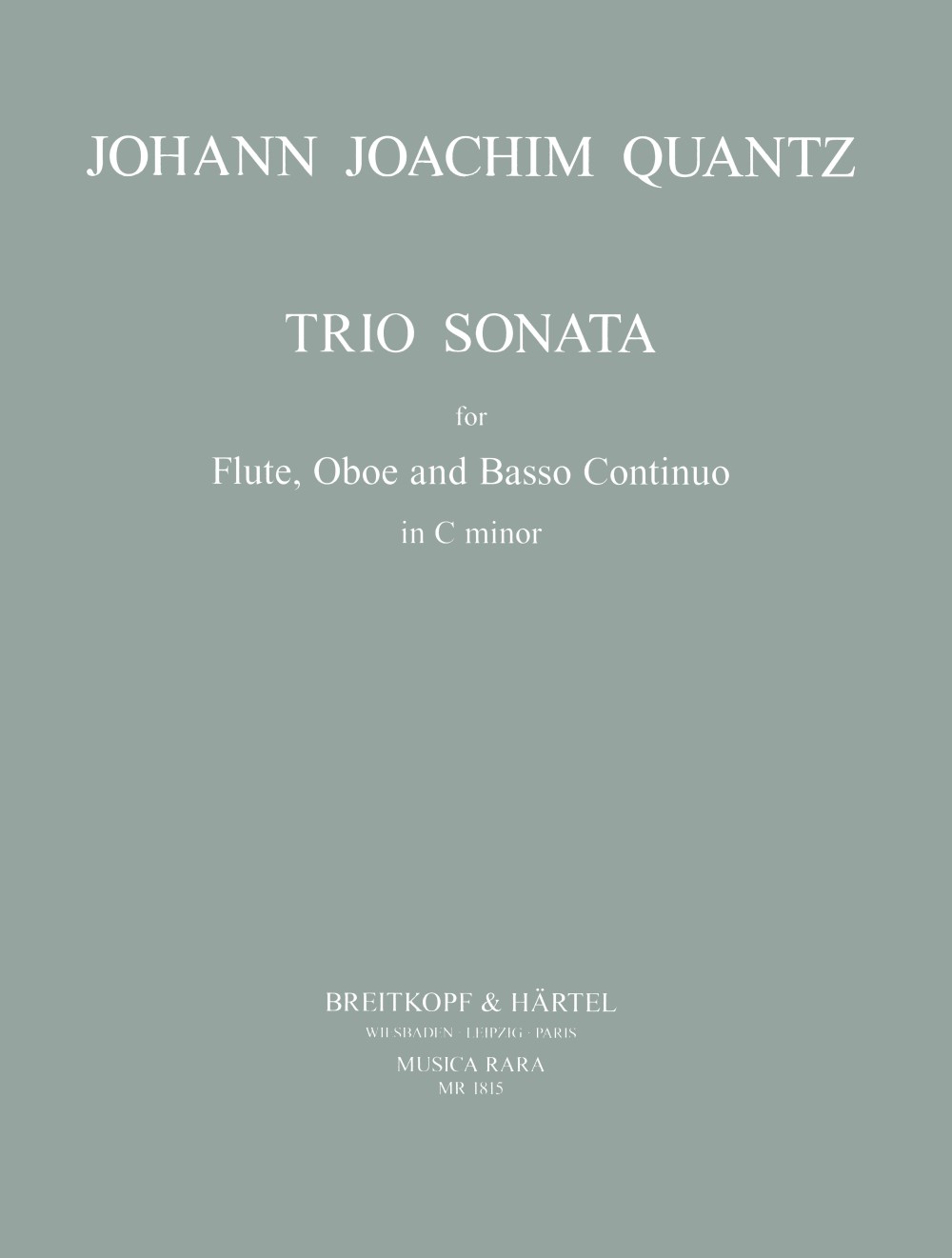 Front Cover Image Triosonate in c