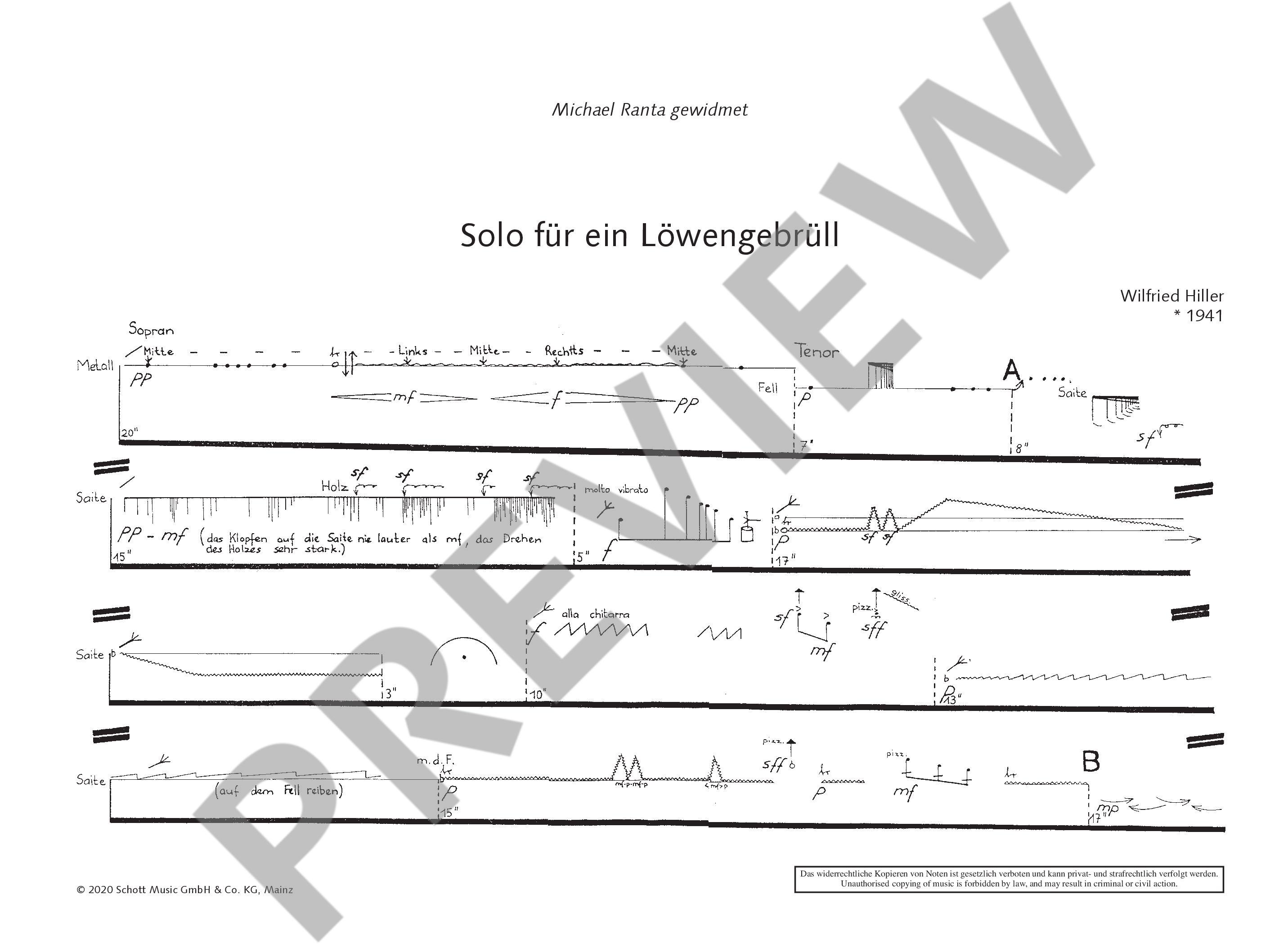 Other Cover Image Solo für ein Löwengebrüll 