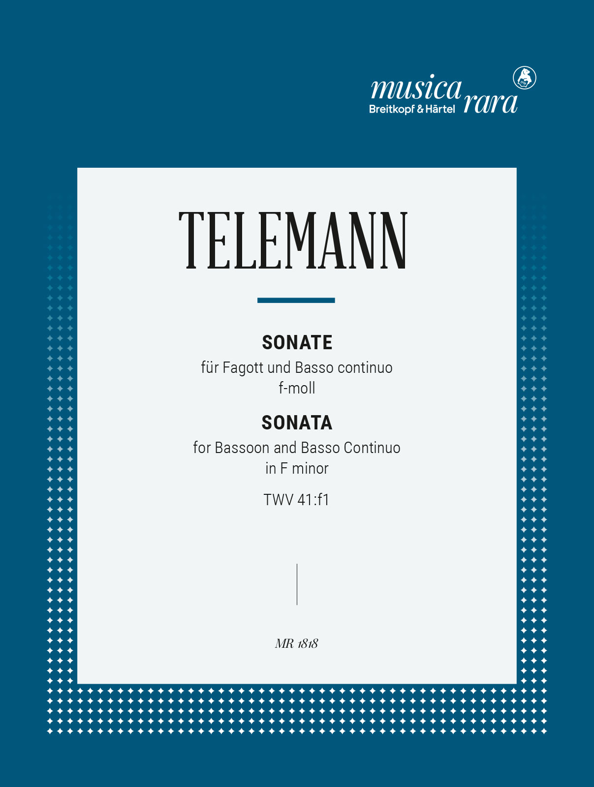 Front Cover Image Sonata in f-moll TWV 41:f1