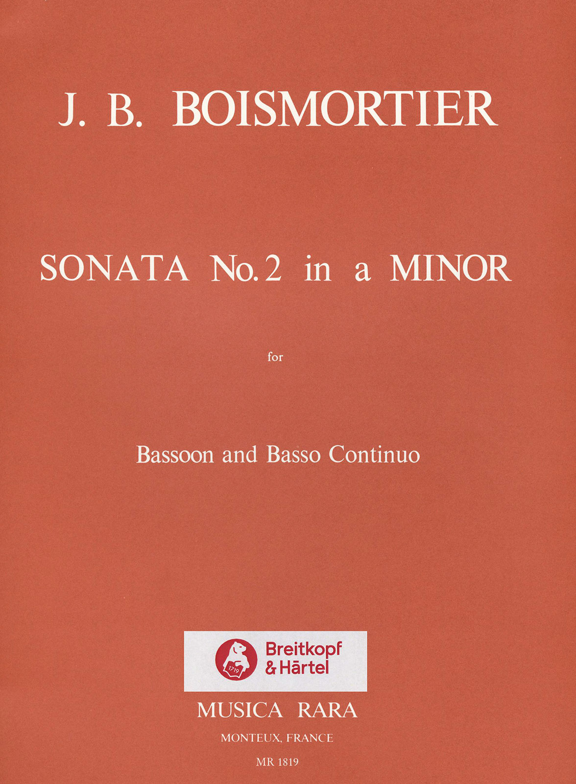 Front Cover Image Sonate in a Nr. 2