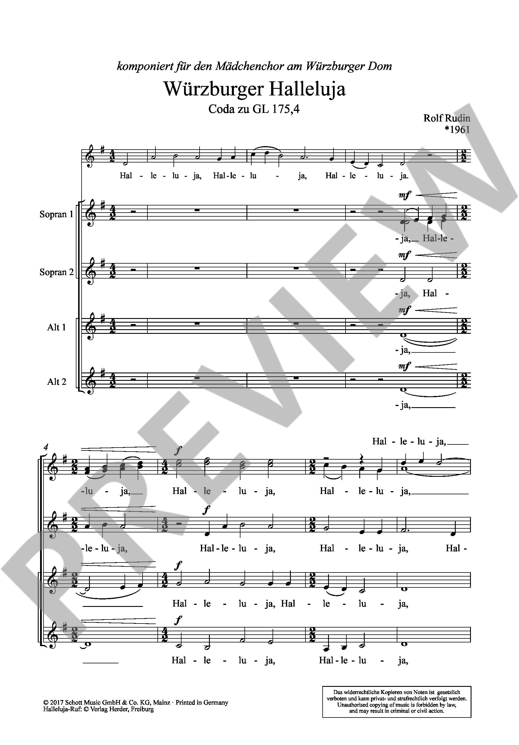 Other Cover Image Würzburger Halleluja 