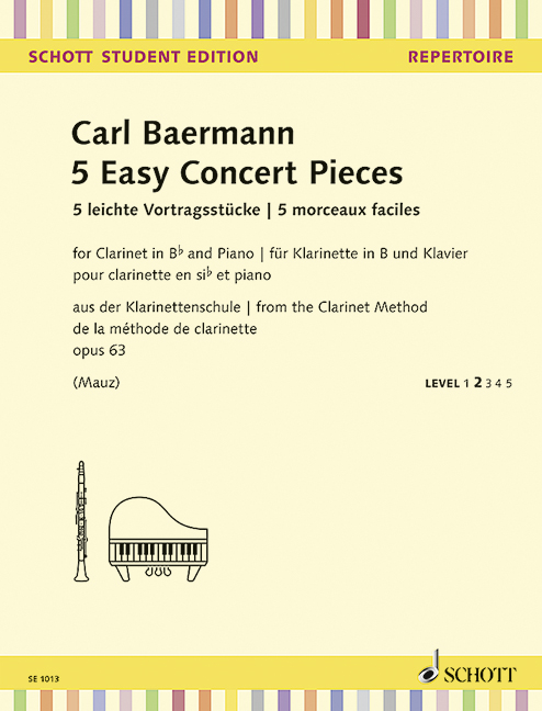 Front Cover Image 5 leichte Vortragsstücke op. 63 