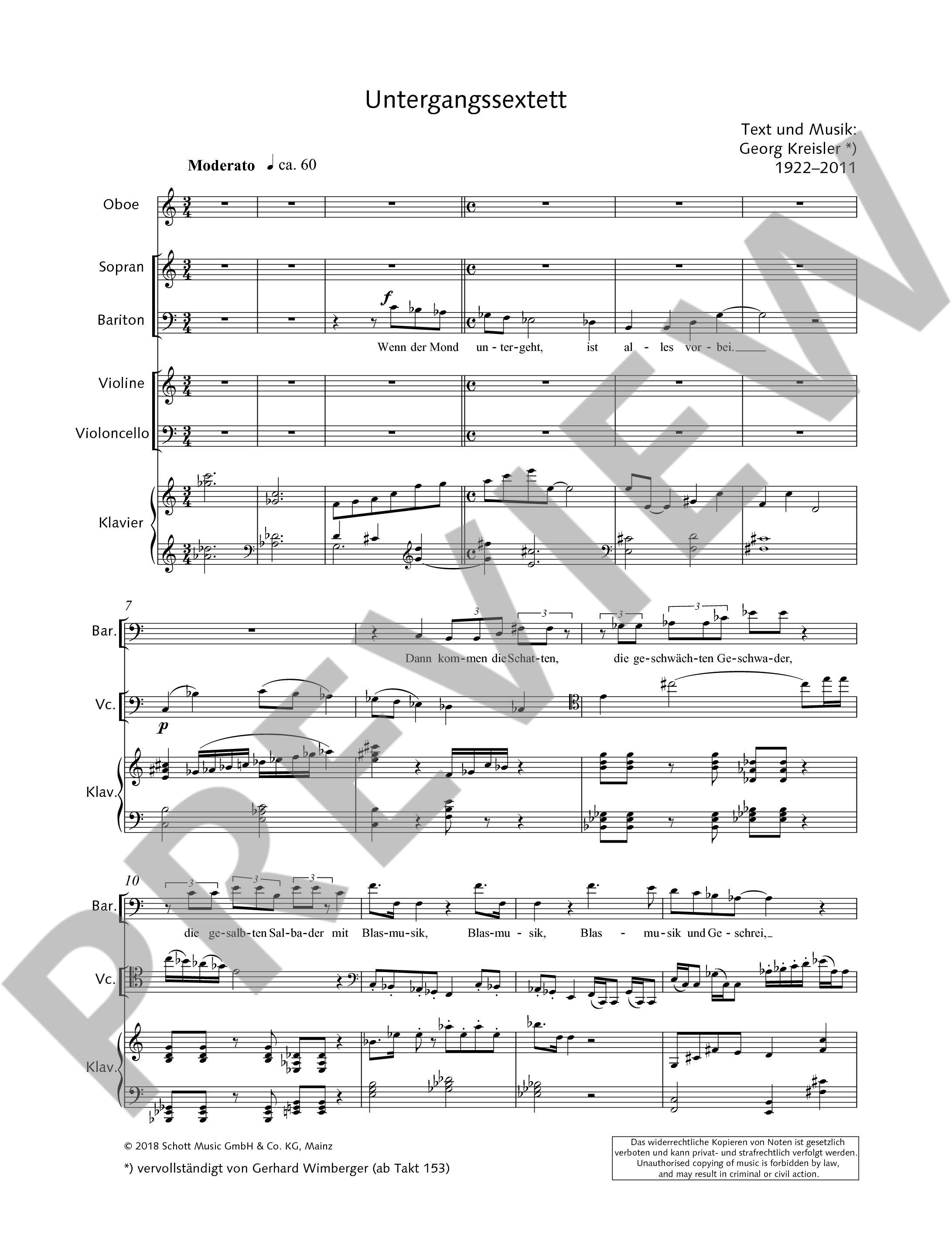 Other Cover Image Untergangssextett 