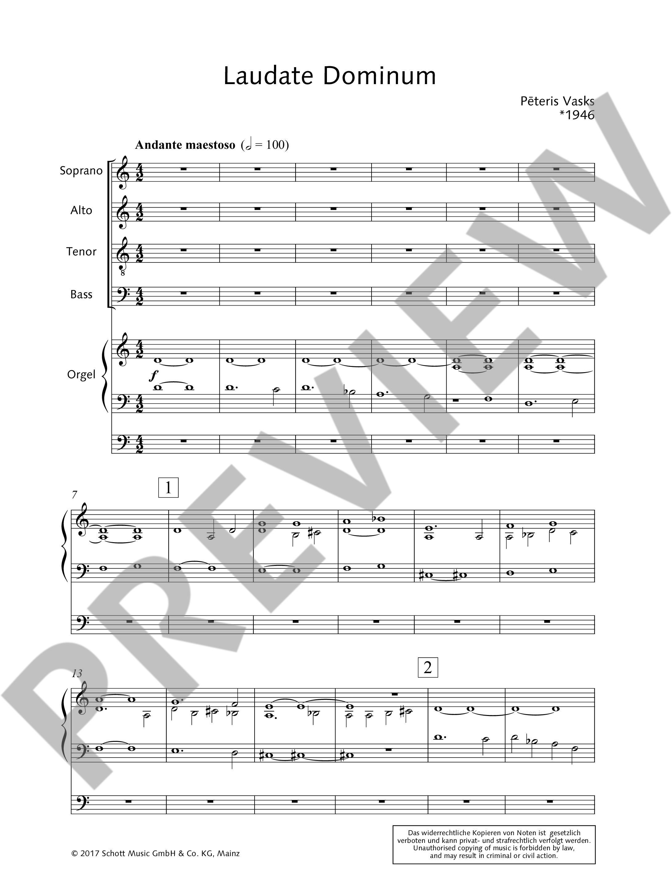 Other Cover Image Laudate Dominum 